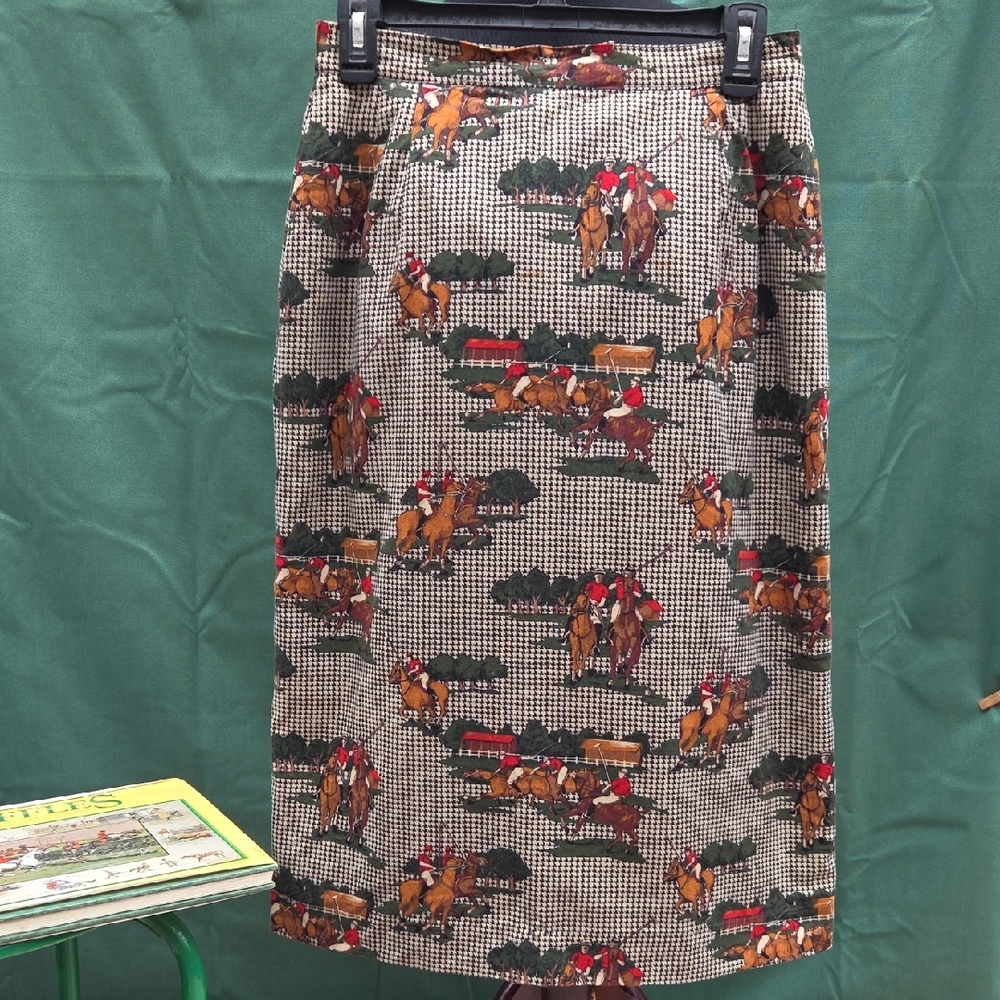 Polo Print Skirt